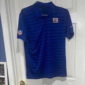 Nike Men's NY Giants Blue Polo Shirt